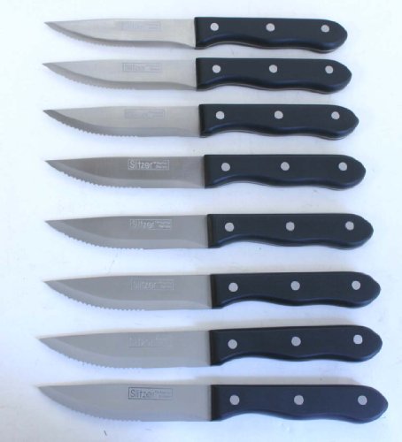 Algopix Similar Product 12 - New Slitzer 8 Pc Stainless Steel Jumbo