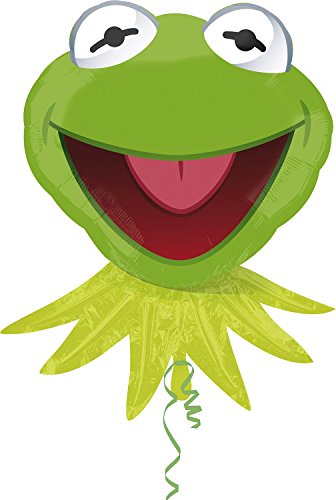 Kermit the Frog Head shape Muppets Movie Birthday Party 30
