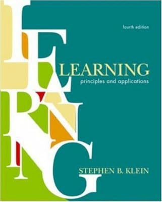 Learning: Principles and Applications