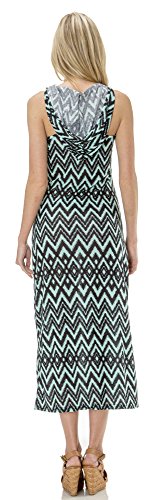 

Classic Designs Juniors Aztec Print Hoodie Stretch Maxi Dress / Cover Up