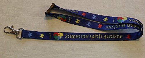 Love Someone with Autism Lanyard