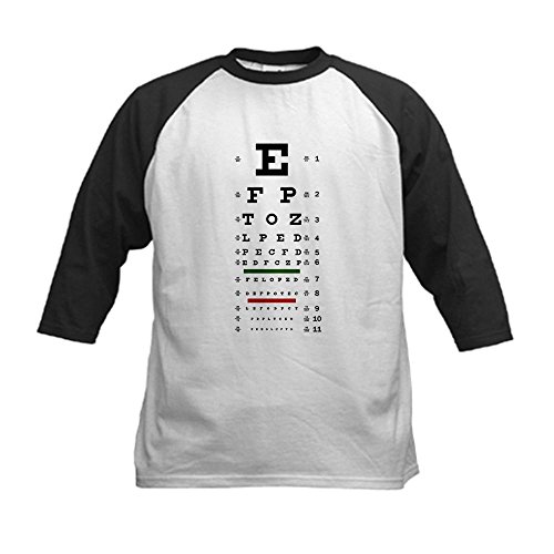 

Royal Lion Kids Baseball Jersey Optometrist Opthamologist Eye Chart