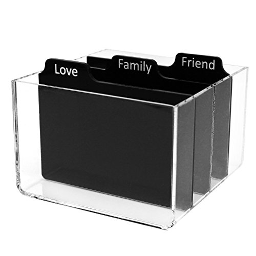 Algopix Similar Product 3 - Clear Acrylic Photo Storage Box With