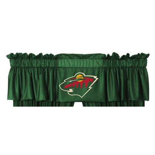 

Minnesota Wild COMBO Shower Curtain & Valance Set - Decorate your Shower and Bathroom Window & SAVE ON BUNDLING!