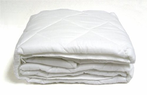 

Quilted Cot And Twin Size Waterproof Cotton Top Camp Mattress Pad