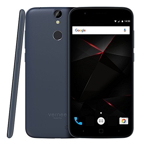Vernee Thor 4G Smartphone 5.0 pulgadas On-cell Corning Gorilla Cristal 3 Pantalla Android 6.0 MTK6753 64bit Octa (Gris)