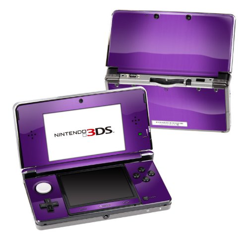 

Purple Burst Design Decorative Protector Skin Decal Sticker for Nintendo 3DS Portable Game Device
