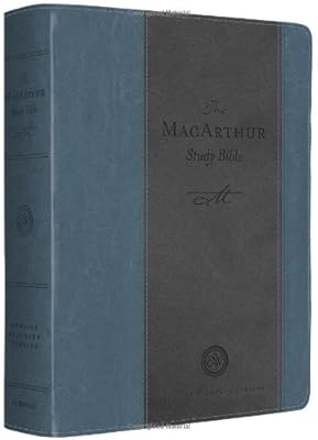 ESV MacArthur Study Bible (TruTone, Blue/Charcoal)