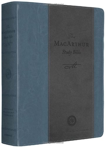 ESV MacArthur Study Bible (TruTone, Blue/Charcoal) by John MacArthur