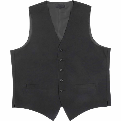 Kyle Thomas Men's 5 Button Polyester Waiter Vest