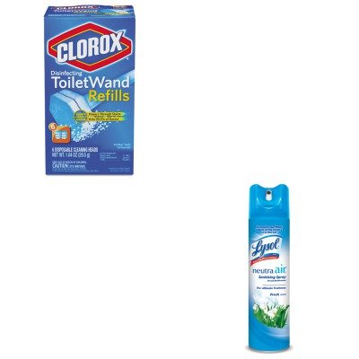 

KITCOX14882RAC76938EA - Value Kit - Clorox Toilet Wand Refill Heads (COX14882) and Neutra Air Fresh Scent (RAC76938EA)
