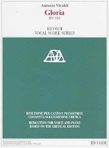 Gloria Rv 589 Vocal Score Based On The Critical Edition