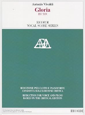 Gloria Rv 589 Vocal Score Based On The Critical Edition