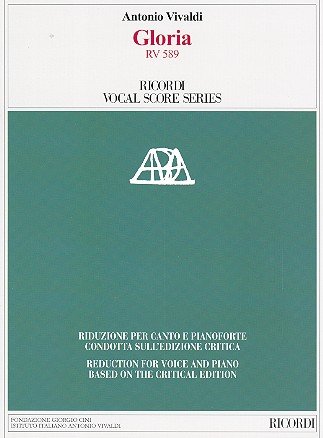 Gloria Rv 589 Vocal Score Based On The Critical Edition by Antonio Vivaldi