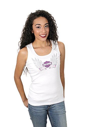 Harley-Davidson Womens Relentless Ride Live Free Wings Tank