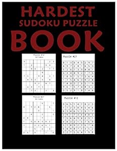 Hardest Sudoku Puzzle Book: 125 Pages 9×9 100 pages Puzzles & 25 pages Solutions, Hard Puzzles For Adults by Layla Abu Othman