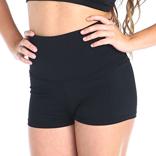 Algopix Similar Product 6 - Gia Mia Girls High Waist Dance Short