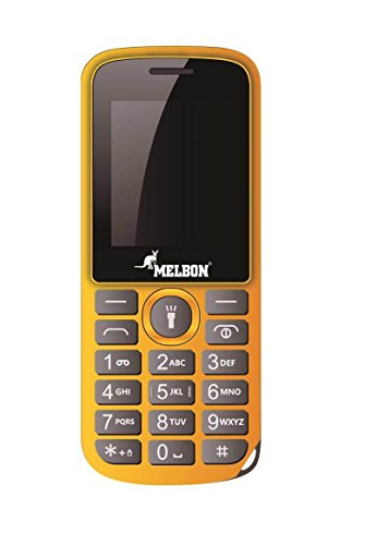 Melbon DUDE-22 Mobile Phone (Dual Sim, Yellow)