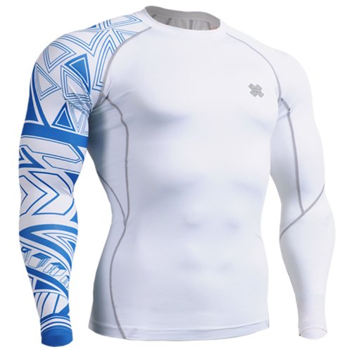 Fixgear Mens Womens Cycling Skin Tight Under Long Sleeve Base Layer T Shirt S~4XL