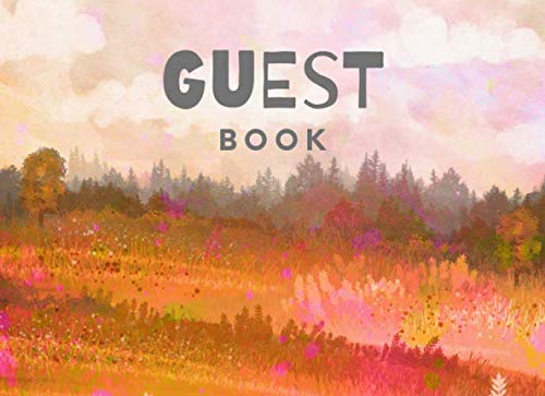 Guest Book: Guest Book For Rentals, Vacation Home, B&B, Beach House, Cabin (110 Unlined Pages) by Studio Karen B