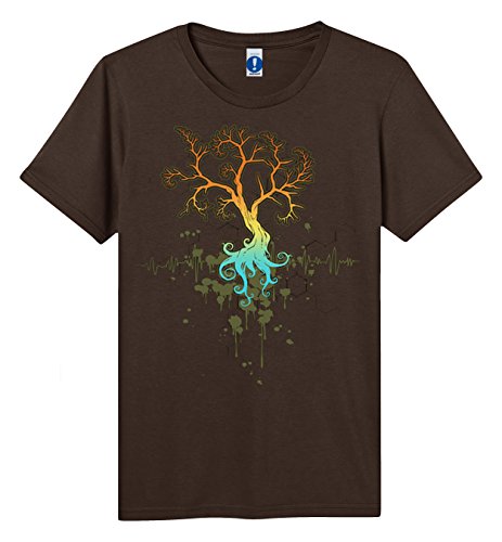 Shirt.Woot - Men's Fractal Tree T-Shirt - Brown