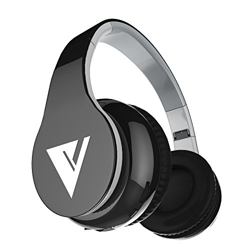 Vomercy VC-60 Bluetooth Over Ear Wireless Headphones - Black