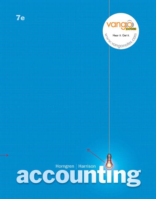 Accounting: Chapters 1-13 by Charles T. Horngren