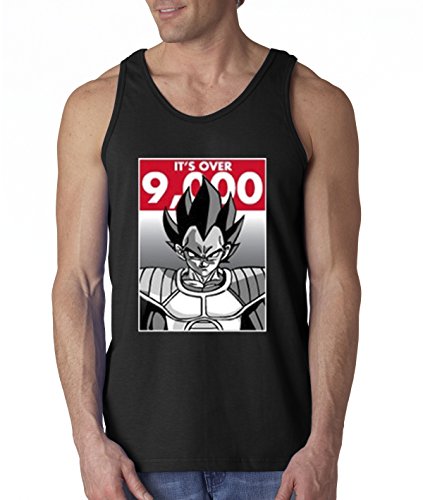 New Way 350 - Men's Tank-Top It's Over 9000 Vegeta Goku Power Level Dragon Ball Z