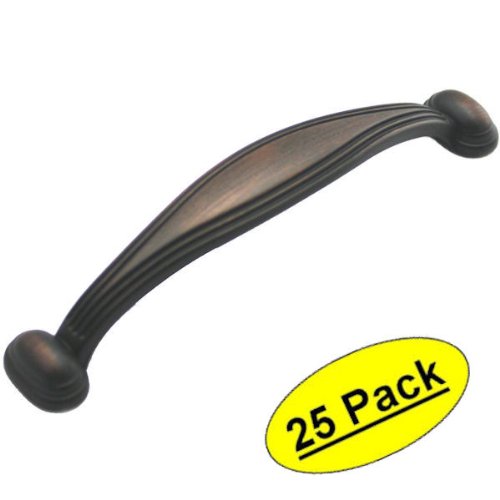 

Cosmas 1373ORB Oil Rubbed Bronze Cabinet Hardware Handle Pull - 3-3/4" (96mm) Hole Centers - 25 Pack