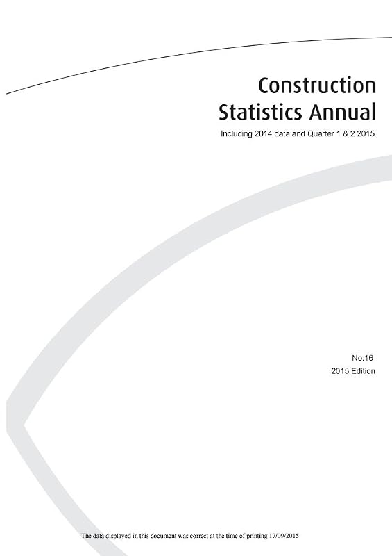 Construction Statistics Annual 2015 by unknown author
