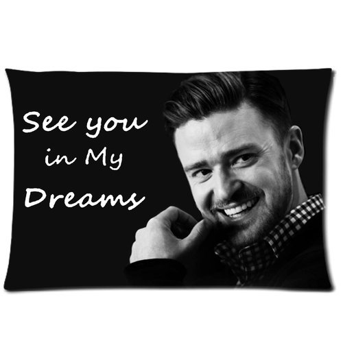 HipsterOne The Man of the Hour Movie Justin Timberlake Pillow Case 20x30 (Two sides) Custom Zipper Pillowcase