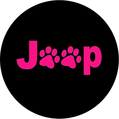Jeep Paws Pink Tire Cover