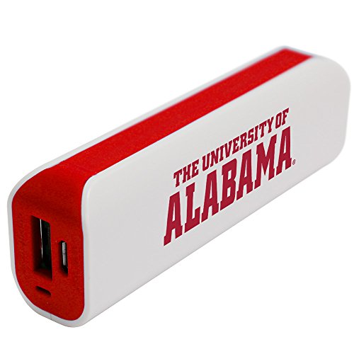 NCAA Alabama Crimson Tide APU 1800GS USB Mobile Charger, White