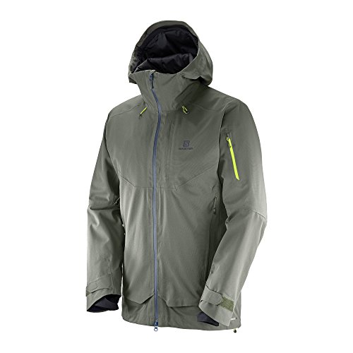 Algopix Similar Product 16 - Salomon Mens QST Guard Jacket Beluga