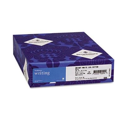

Brand New Strathmore 25% Cotton Business Stationery 24 Lbs. 8-1/2 X 11 Ultimate White 500/Ream