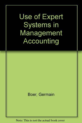 Use of Expert Systems in Management Accounting by Germain Boer