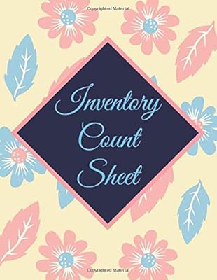 Inventory Count Sheet: Prefect Bound Inventory Log for Business and Home