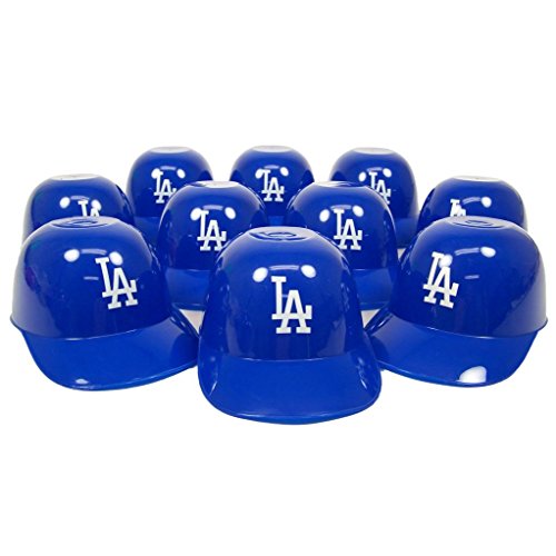 Los Angeles Dodgers Official MLB 8oz Mini Baseball Helmet Ice Cream Snack Bowls (10)