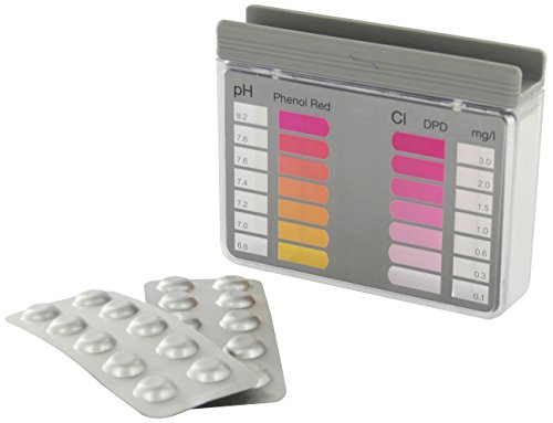 Steinbach Poolchemie Testkit für pH-Wert und freies Chlor, 10 Tabletten