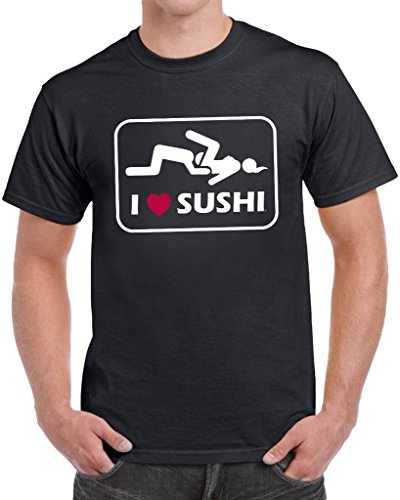 I Love Sushi Men's Funny Humor T-Shirt