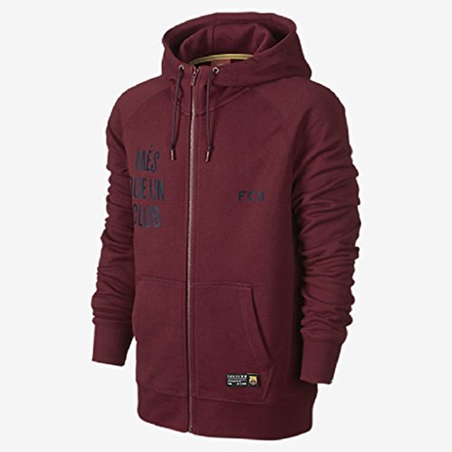 

Nike Aw77 FCB Barcelona Cvrt Fz Hoody (Maroon) Medium