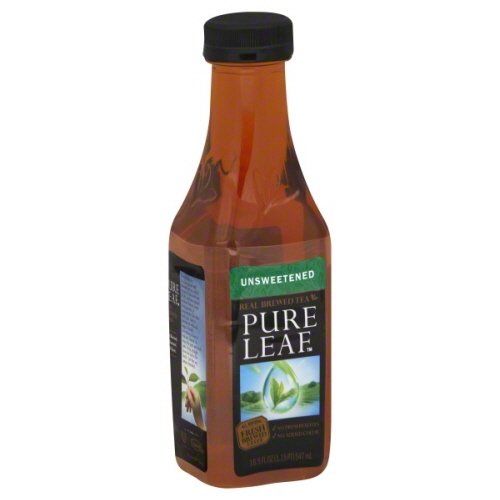 Lipton Pure Leaf Black Unsweetened Tea 18.5 oz (6 Pack)