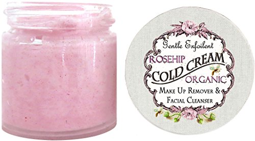 Organic ROSEHIP & COCONUT OIL Face CREAM Cleanser Makeup Remover and Facial Cleanser 100% Chemical Free Rose Cream Cleanser (1 oz) (2 oz) (4 oz) (1 oz)