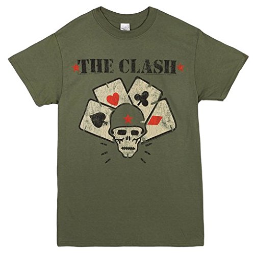 The Clash Skull & Suits Straight To Hell Adult T-shirt