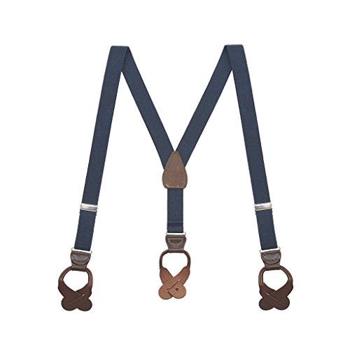 Algopix Similar Product 5 - SuspenderStore Mens 1 Inch Wide Button
