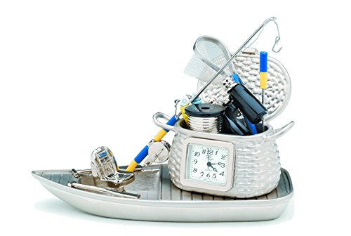 

Sanis Enterprises Fishing Boat Clock, 4.5 by 3.5-Inch
