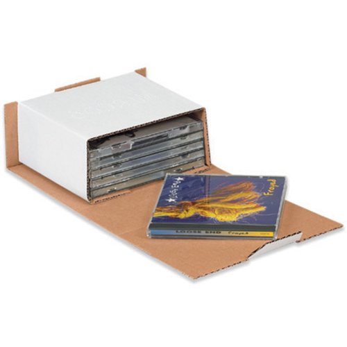 Aviditi MLRCD6 Corrugated CD Mailer, 5-5/8