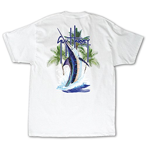 Guy Harvey Men's Palm Tree Splash S/S Tee