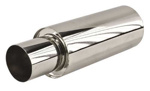 

Shepherd Auto Parts 2-1/4" Weld On Stainless Steel 1 Straight Round Exhaust Muffler