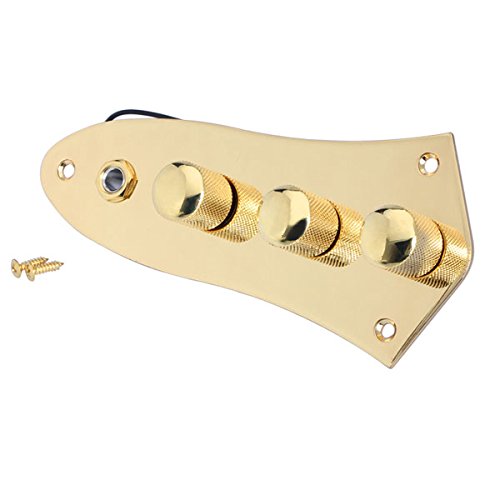 

DSHL Golden Plated Wired Control Plate switch For Jazz Bass